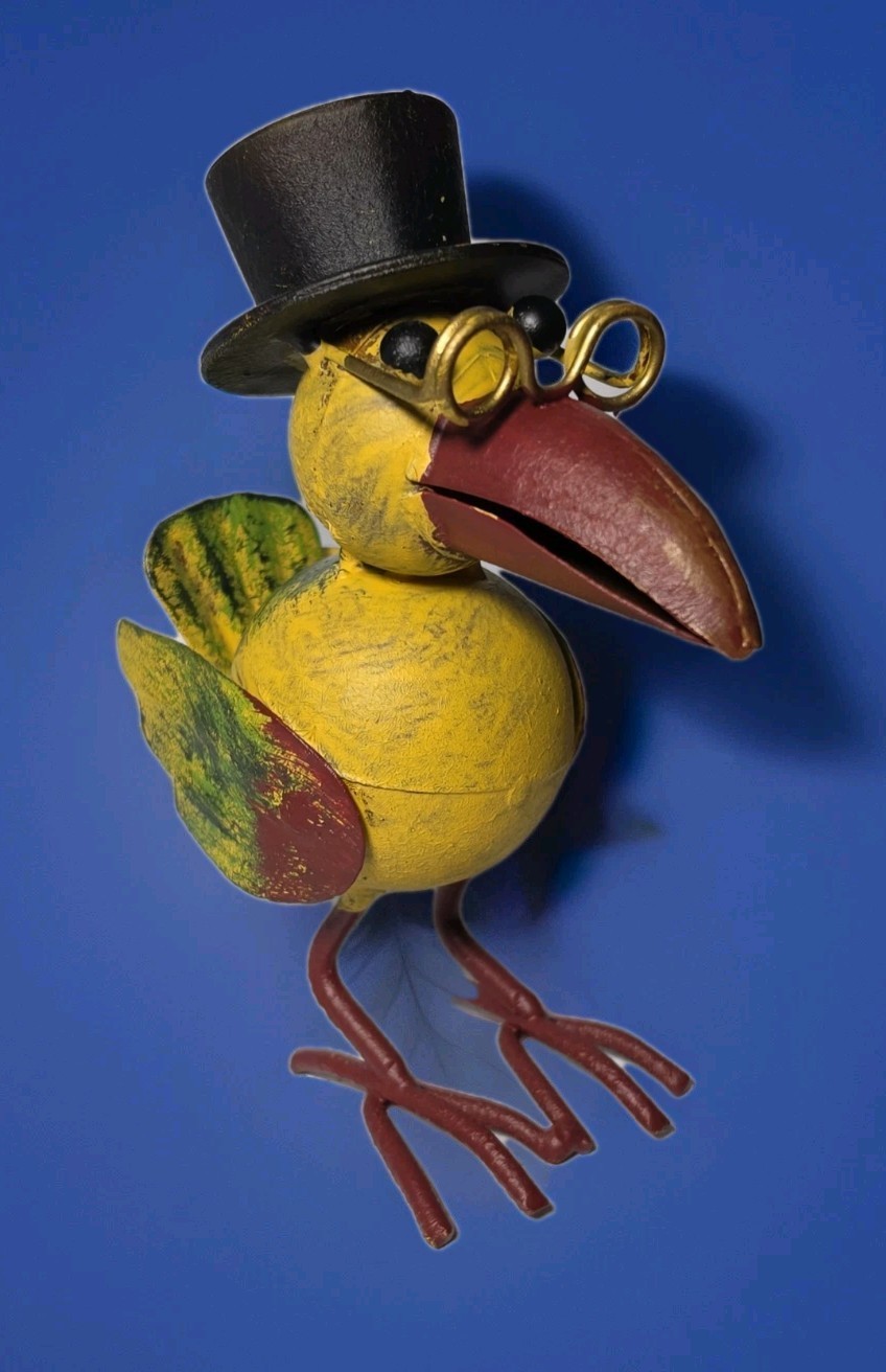 Whimsical Metal Bird Steampunk 5¾\