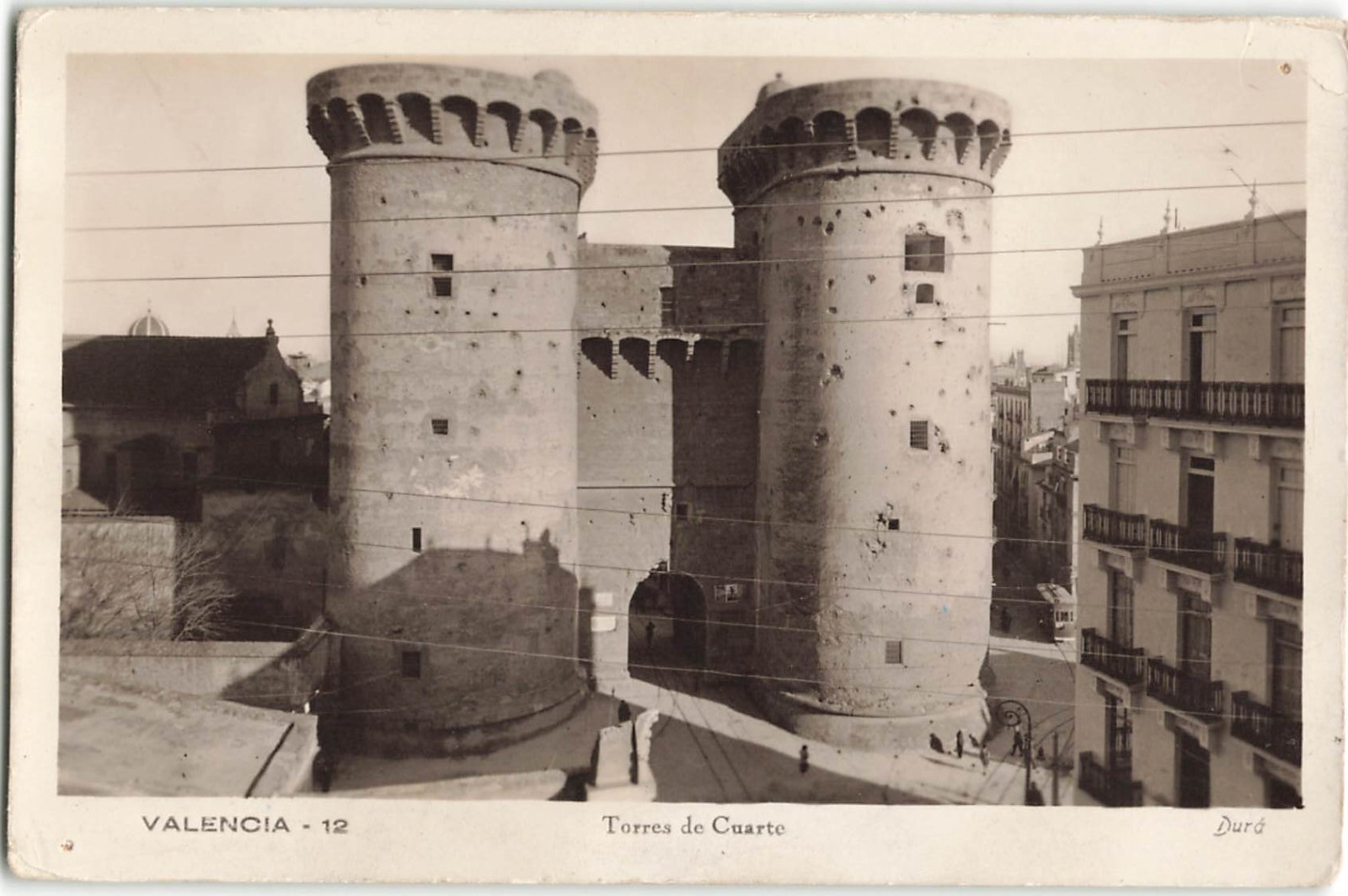 Torres de Cuarte, Valencia - 12 VTG Postcard KAY2.