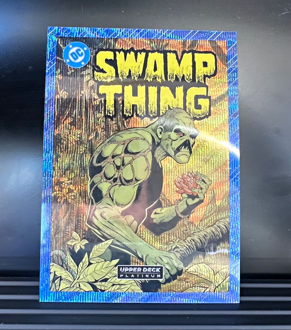 2022 Upper Deck Platinum DC Swamp Thing VC67 Cover Variant DC Blue #18/38