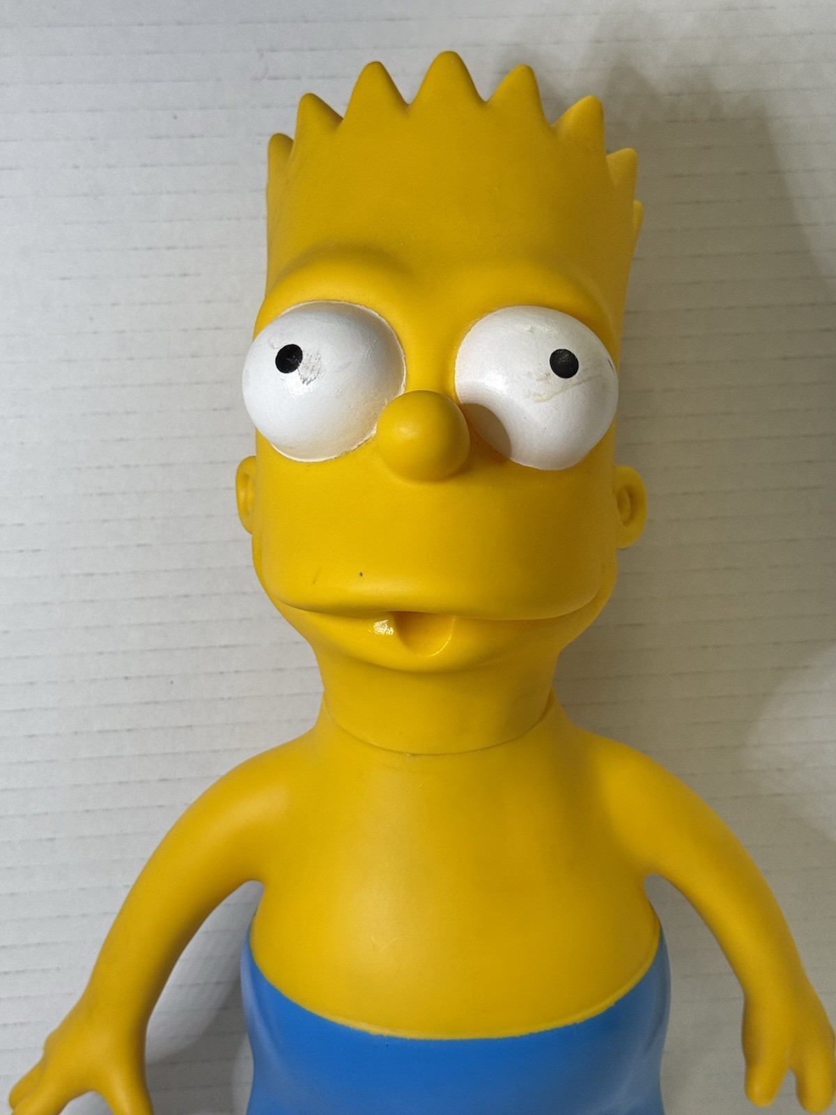 The Simpsons 1990 Bart Simpson Vinyl Rubber 12” Inch Figure Vintage Preowned