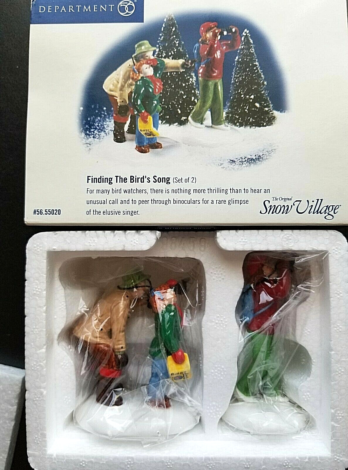 Department 56 Snow Village Finding the Bird's Song  #55020 NEW Retired💖