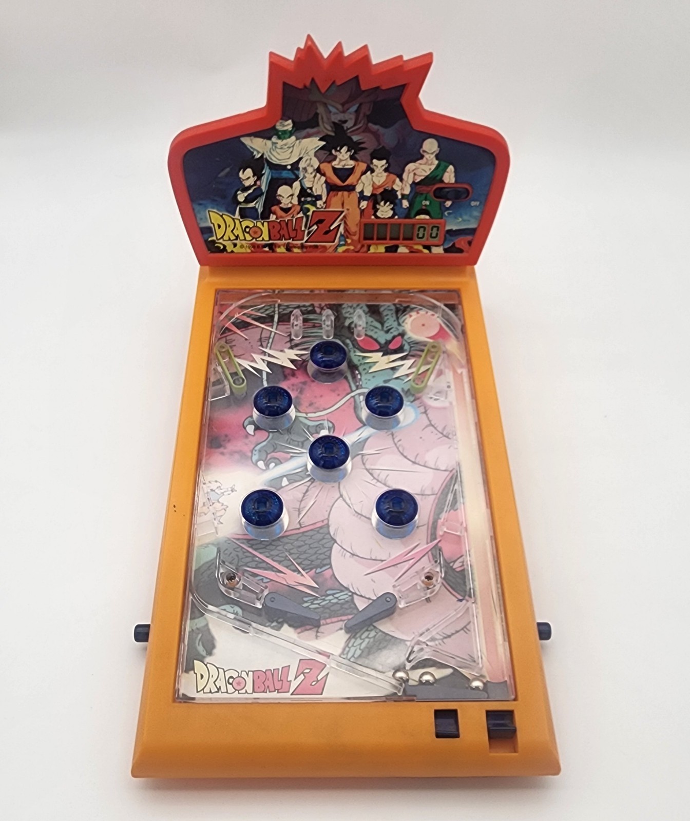Vintage MGA Dragon Ball Z DBZ Desktop Pinball Machine Toy Anime Works Tested Vintage MGA Dragon Ball Z DBZ Desktop Pinball Machine Toy Anime Works Tested