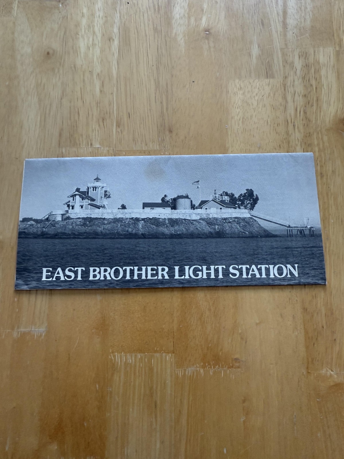 Vintage East Brother Light Station San Francisco Bay Travel Brochure Guide