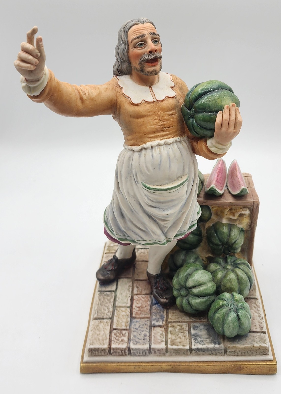 Vintage RARE Signed Luigi Fabris Porcelain Figurine \ Vintage RARE Signed Luigi Fabris Porcelain Figurine \