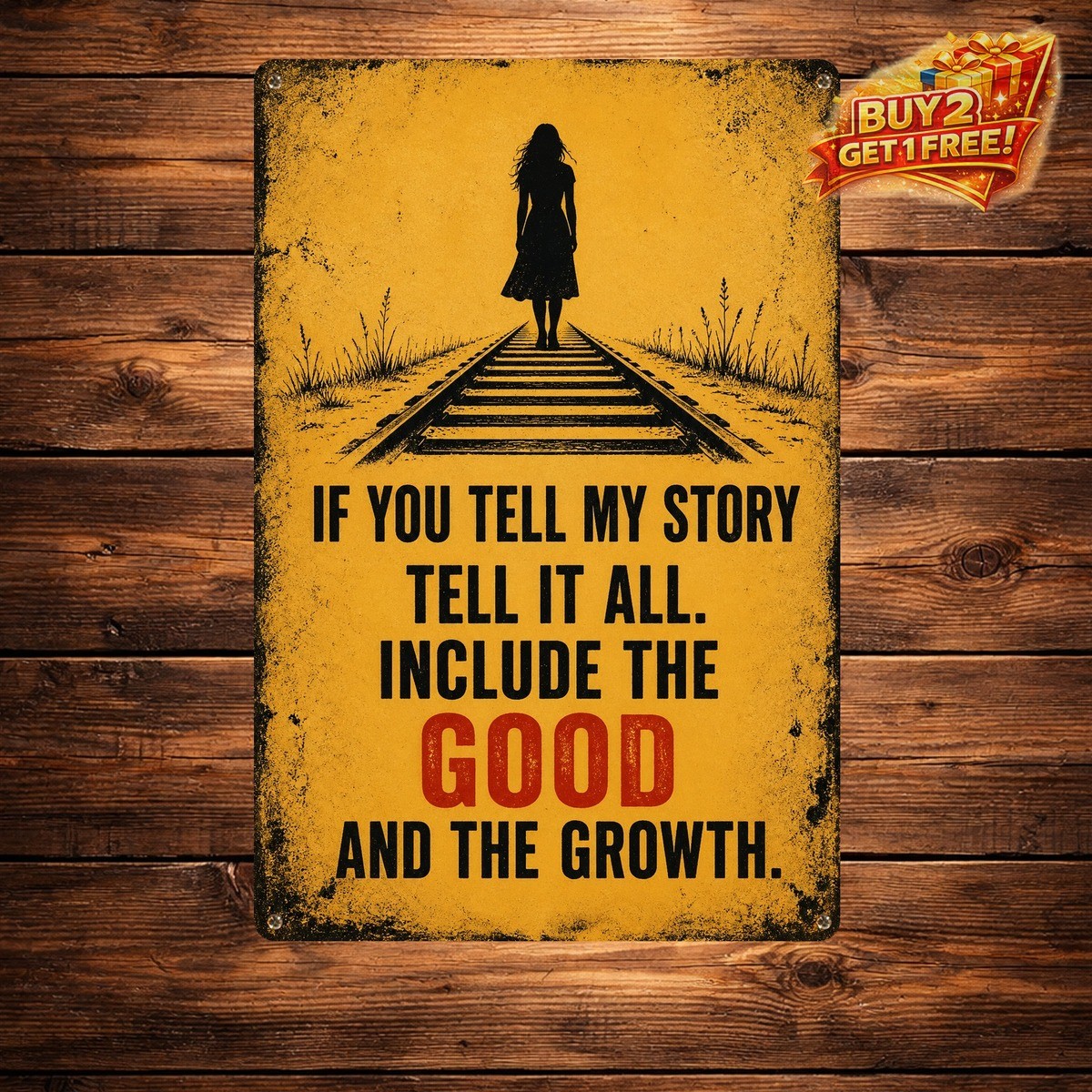 Always Remember Quote Plaque Retro Metal Sign Home Decor 8x12