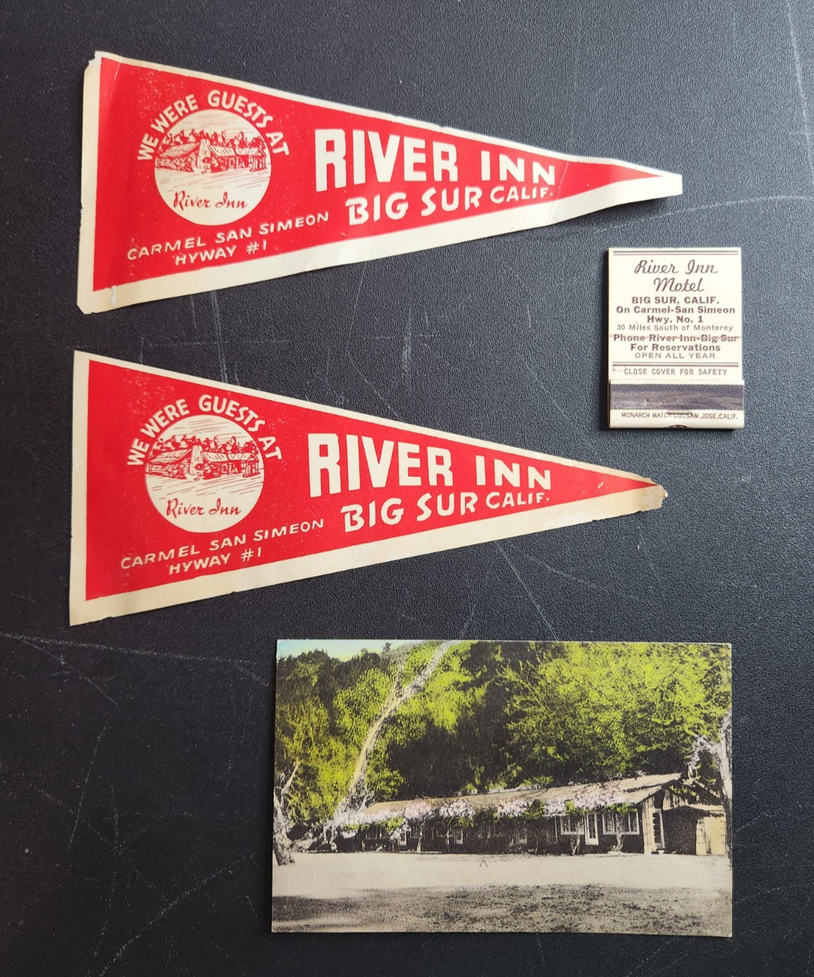 Vintage River Inn Big Sur California Rare Ephemera Lot