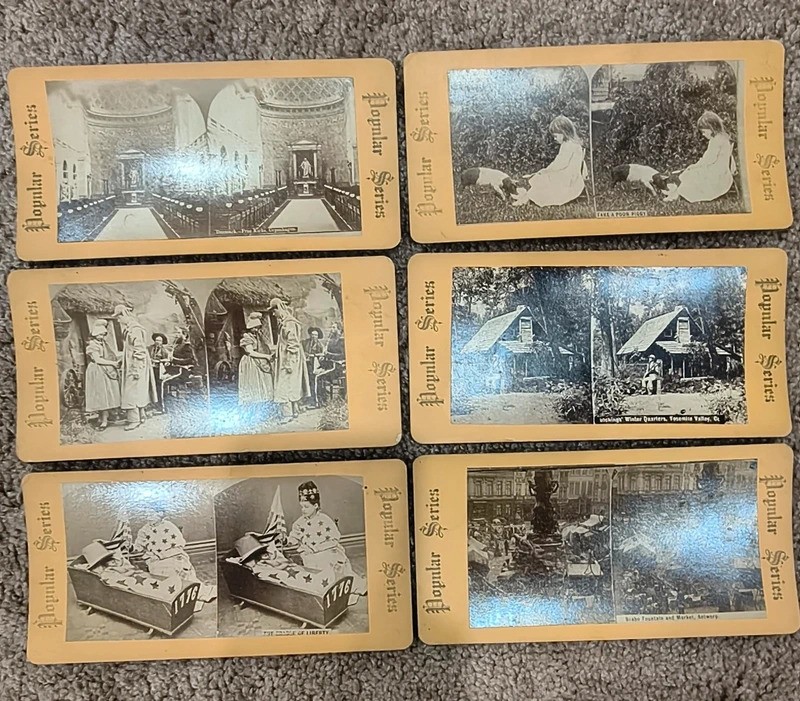 Antique 1800/1900s stereoscope viewers