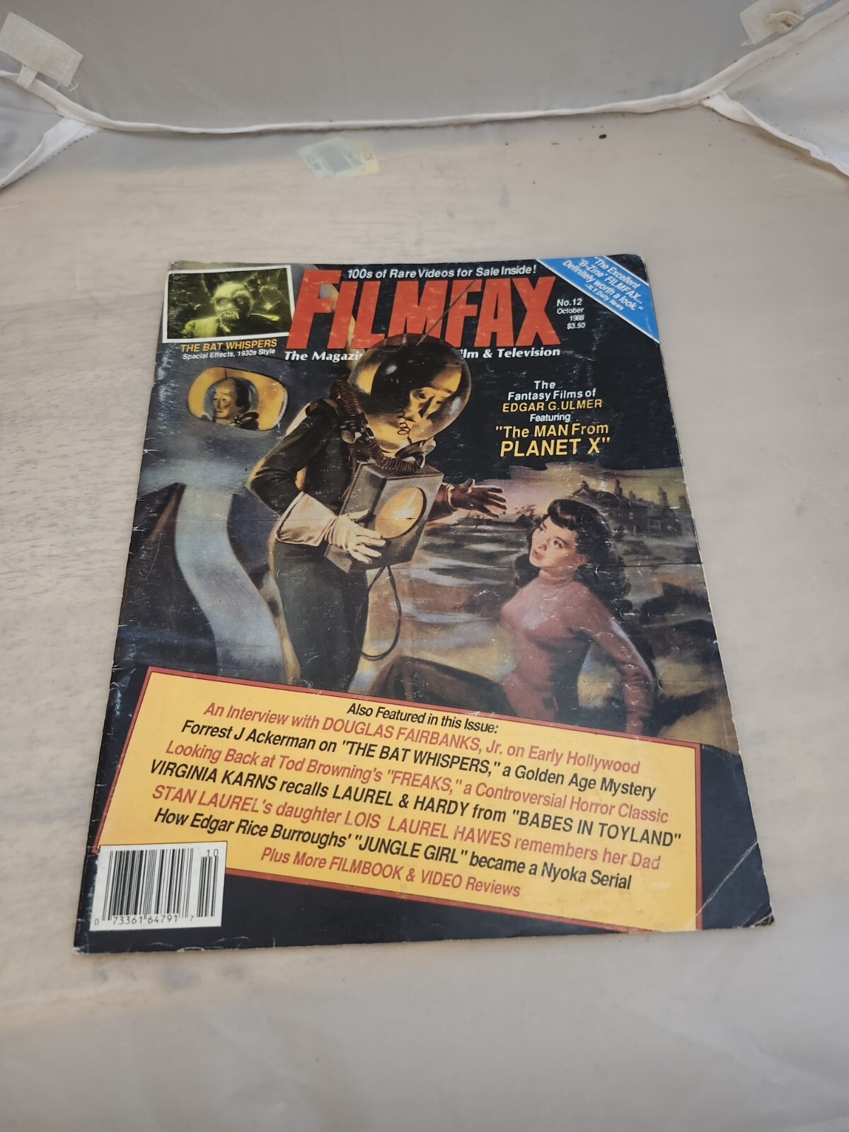 Filmfax Magazine # 12 Man From Planet X Douglas Fairbanks Jr Laurel & Hardy