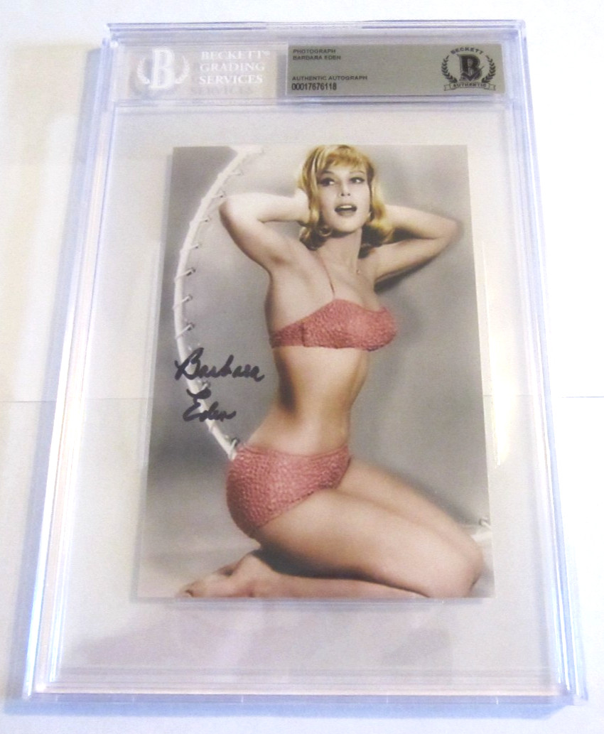Barbara Eden I Dream of Jeannie signed autographed 4x6 photo BAS Beckett