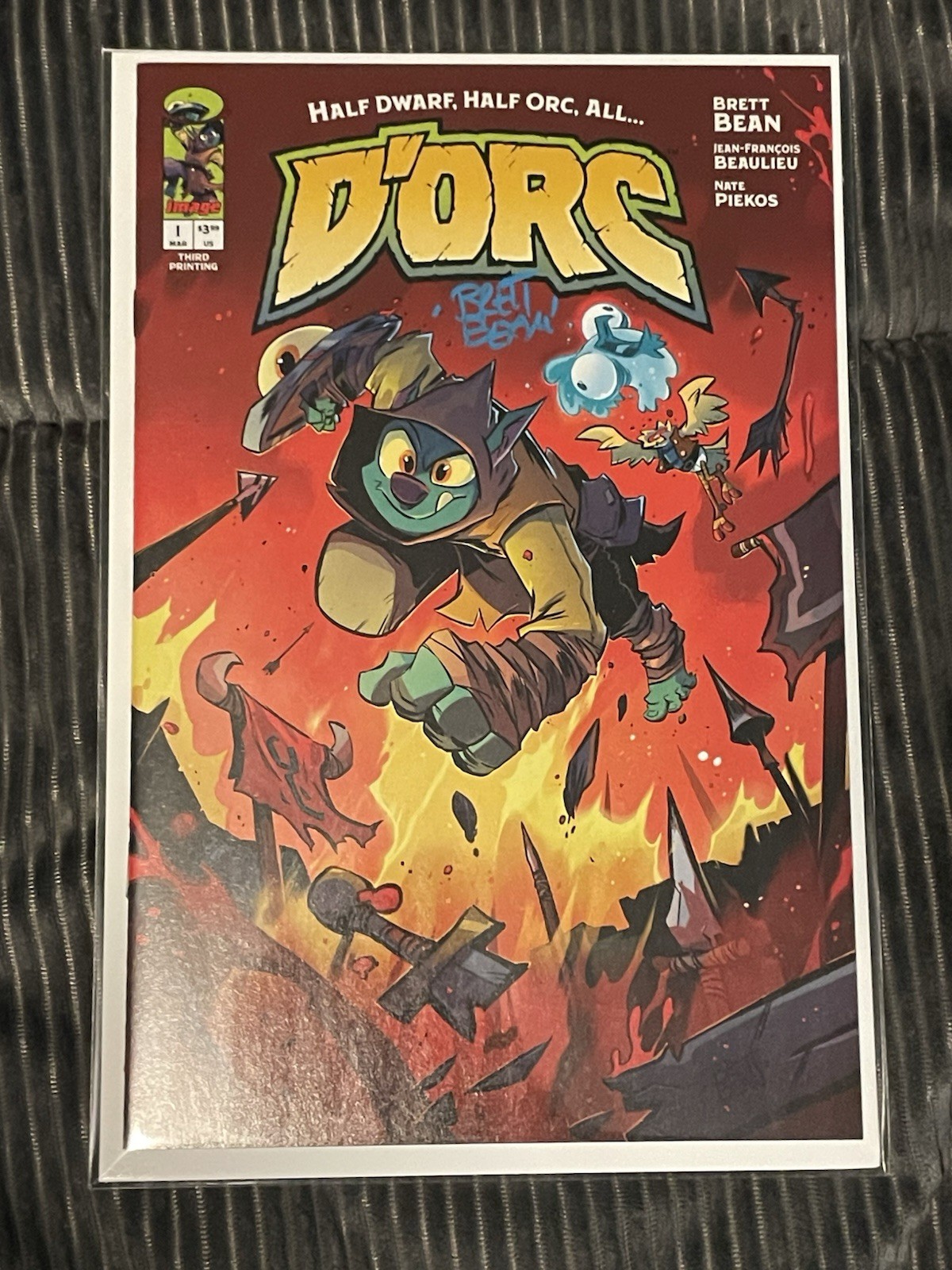 d\'orc #1 Signed Brett Bean w/coa