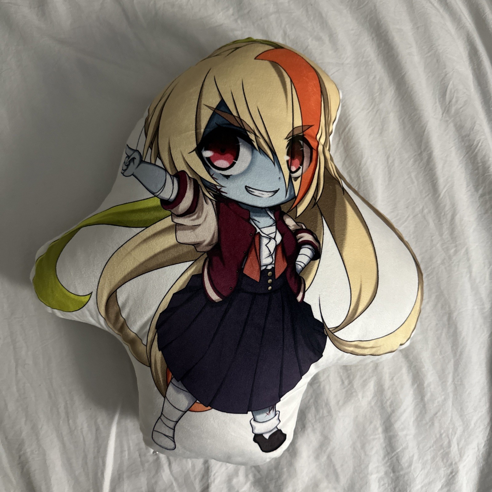 Zombieland Saga Saki Nikaidou Chibi Shaped Pillow Double Sided Anime 18” Zombieland Saga Saki Nikaidou Chibi Shaped Pillow Double Sided Anime 18”