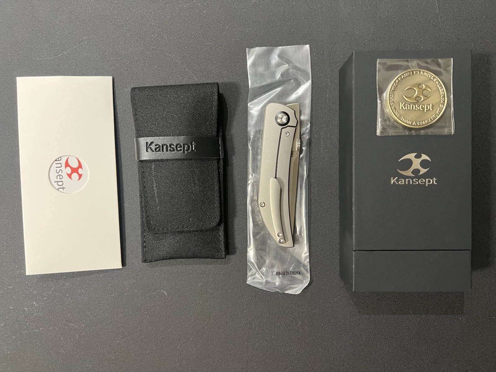 Kansept Knives Tarkin K1078A1 20CV & Titanium