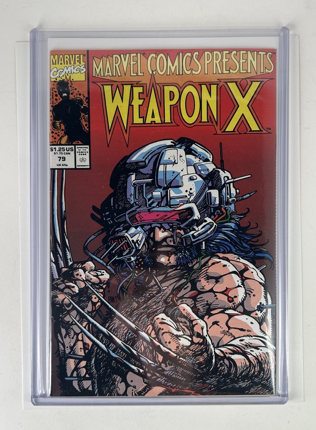 Barry Windsor-Smith SIGNED Marvel Comics Presents Weapon X #79 (1991) Wolverine