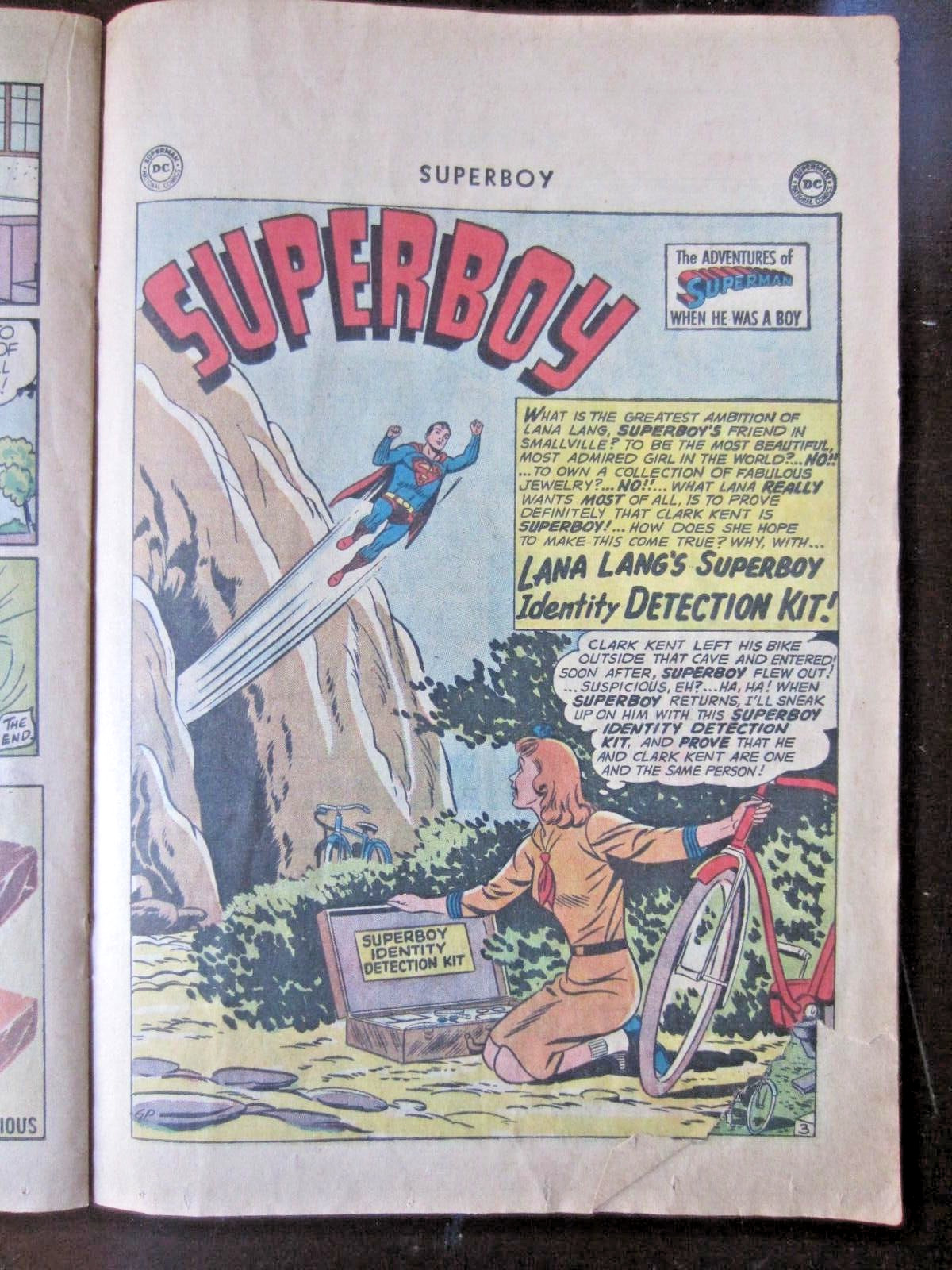 SUPERBOY #93 LANA LANG\'S SUPERBOY ID DETECTION KIT Legion LOSH & Spanking Page