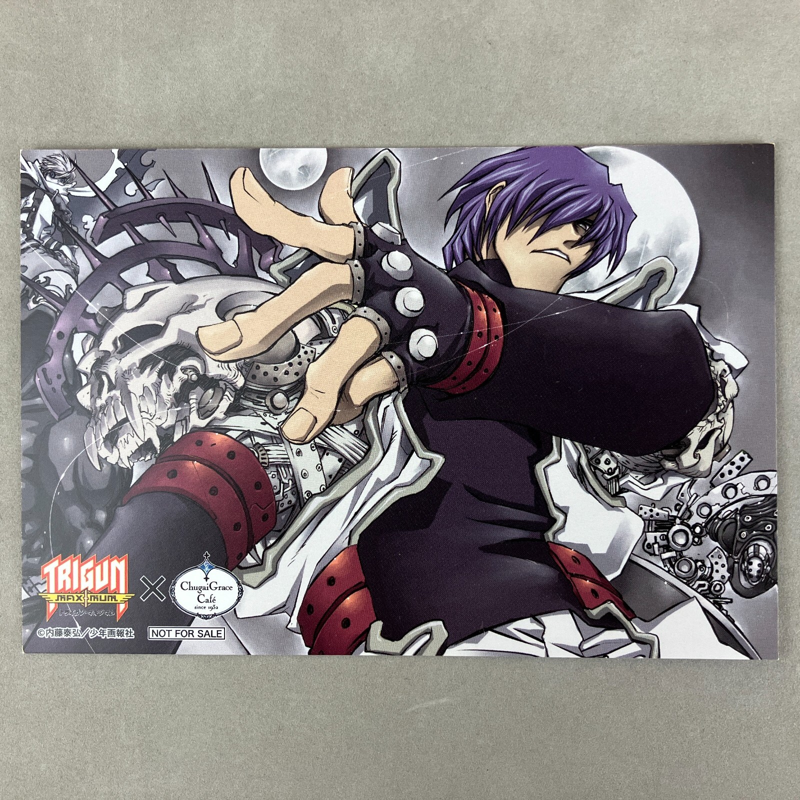 Trigun Maximum x Chugai Grace Café Legato Bluesummers Limited Art Postcard
