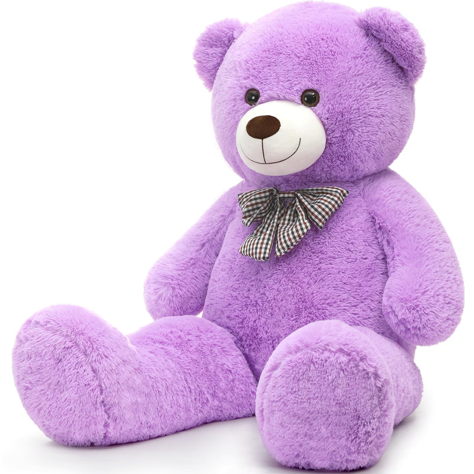 MorisMos Large Teddy Bear 39 Inch Giant Stuffed Bear Plush Purple