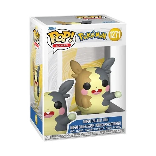 Funko POP Pokemon Morpeko Full Belly Mode Figure 1271 + Protector