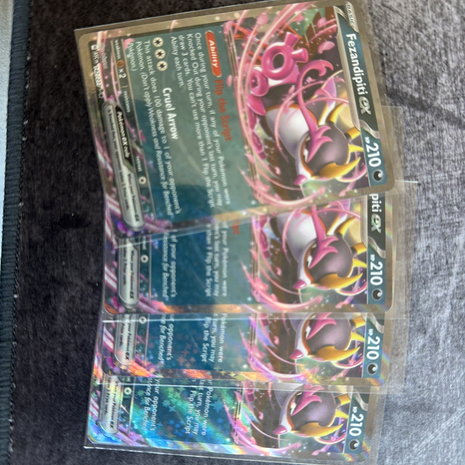 2026 Pokemon Ascended Heroes Fezandipiti Ex (Lot of 4