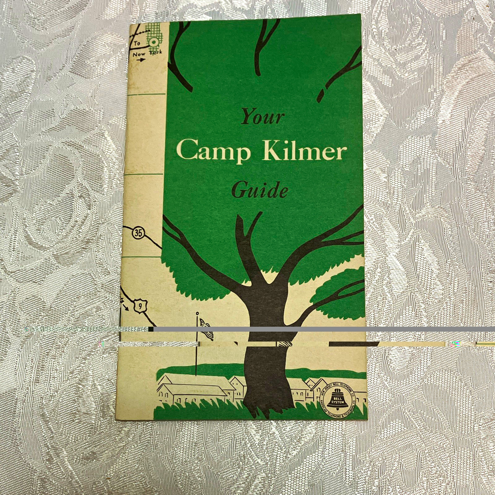 Camp Kilmer Guide Booklet/Brochure with Map, New Brunswick, New Jersey