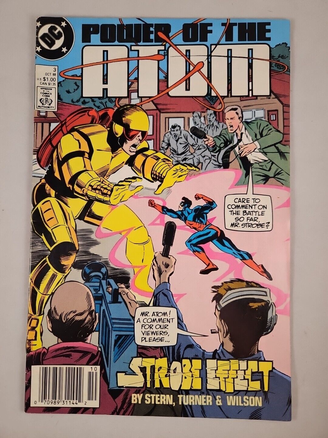 Captain Atom, Power of the Atom Strobe Effect (October 1988)  Issue 3, DC Comics