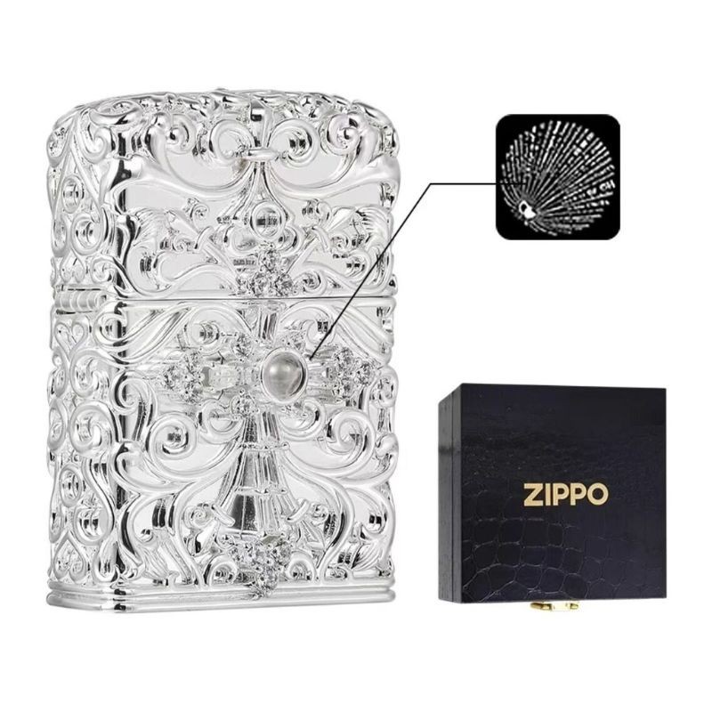 Original Zippo I Love You Projection Stone Handmade Limited Edition Gift Lighter