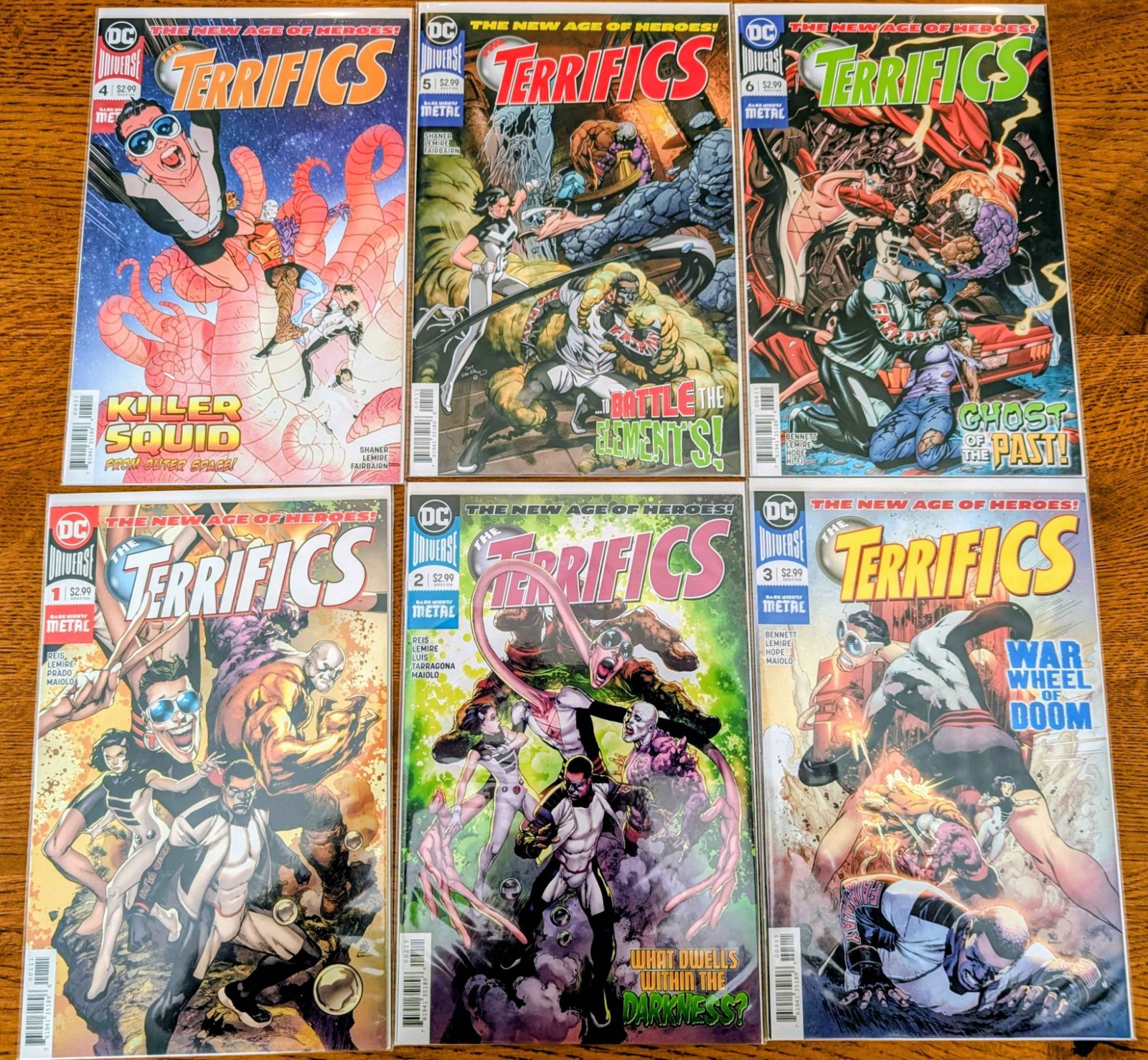 The Terrifics Comic Lot #1-6