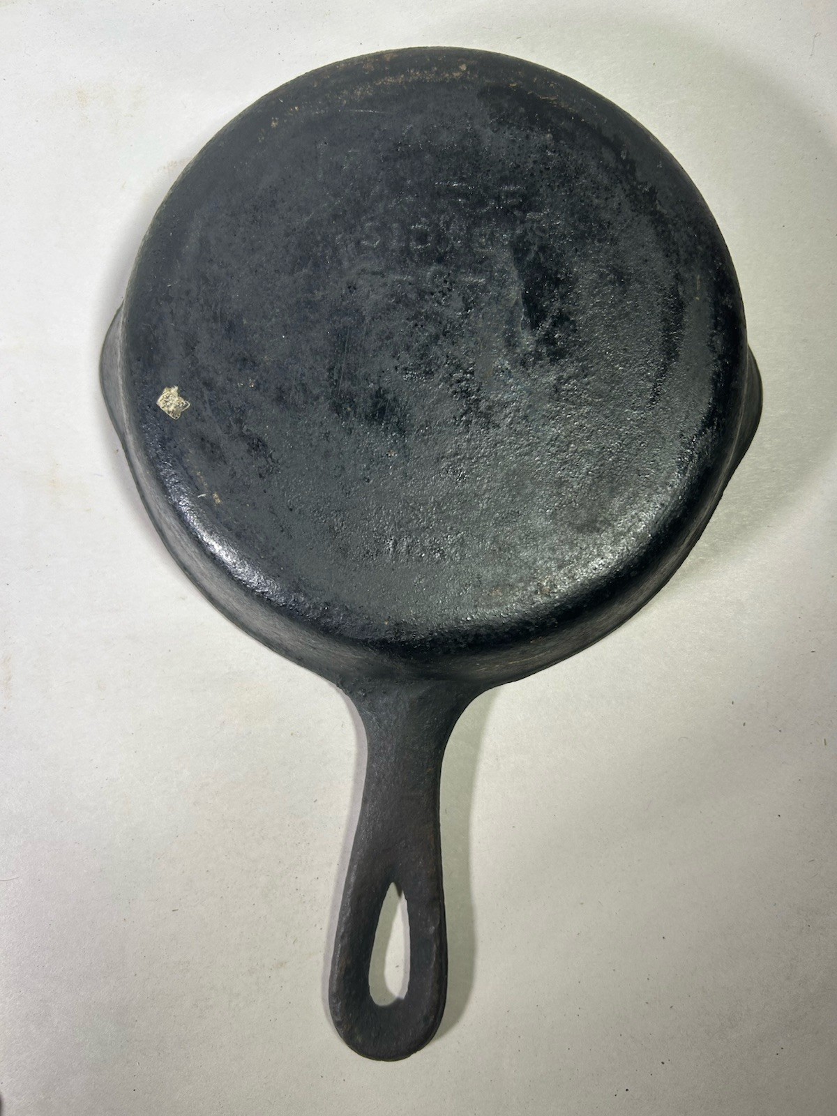 Vintage Wagner Ware Sidney 0 No 3 Cast Iorn Skillet Flat No Spin Collectible