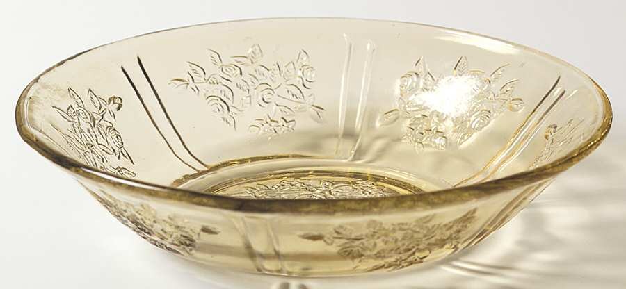 Federal Glass  Sharon Amber Cereal Bowl 124619