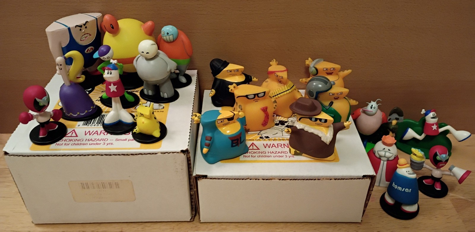 Homestar Runner Figurines Lot - 21 Figures - Series 1, Series 2, Cheat Commandos