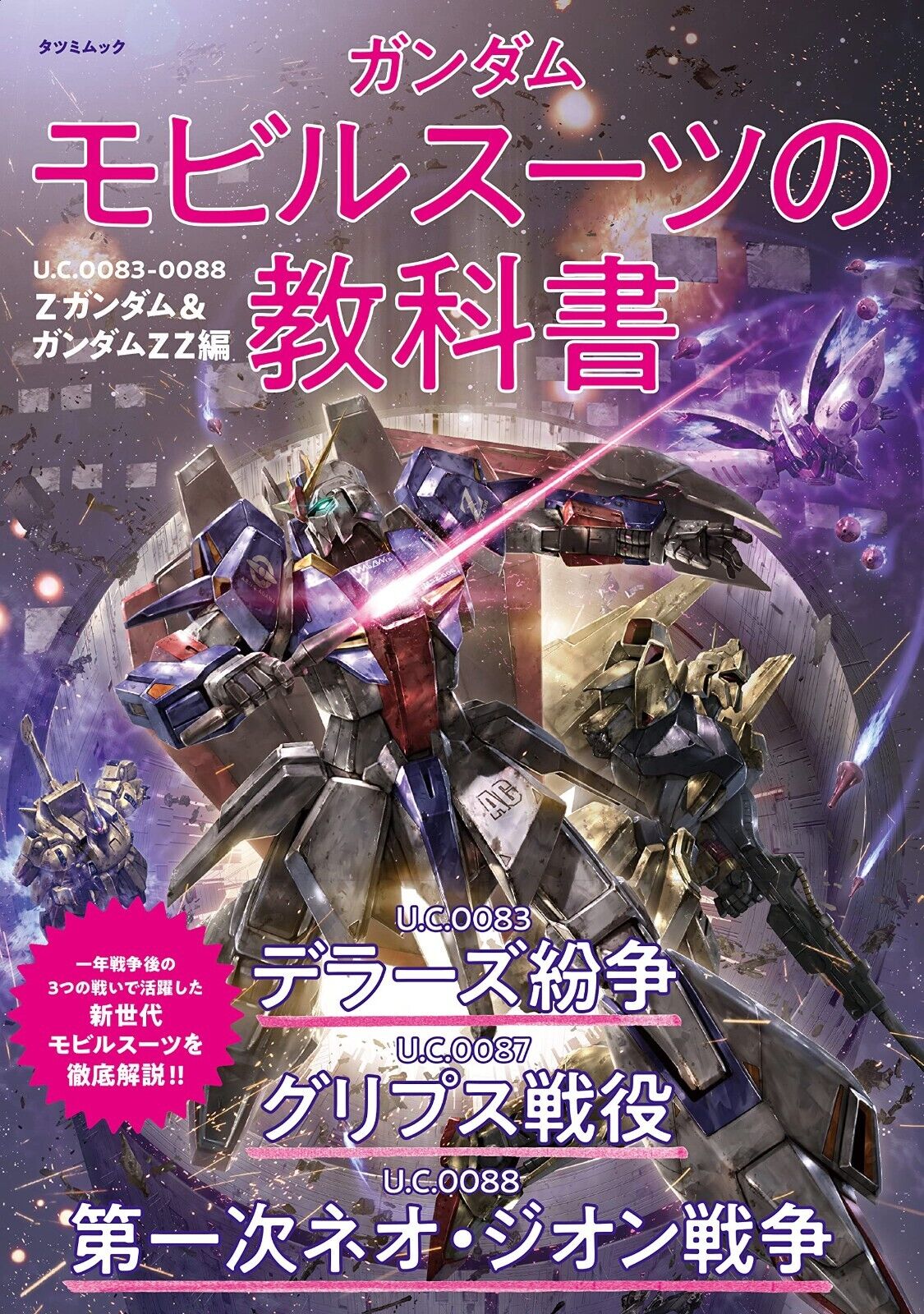 Gundam Mobile Suit Textbook Mobile Suit Zeta Gundam - ZZ | JAPAN Anime