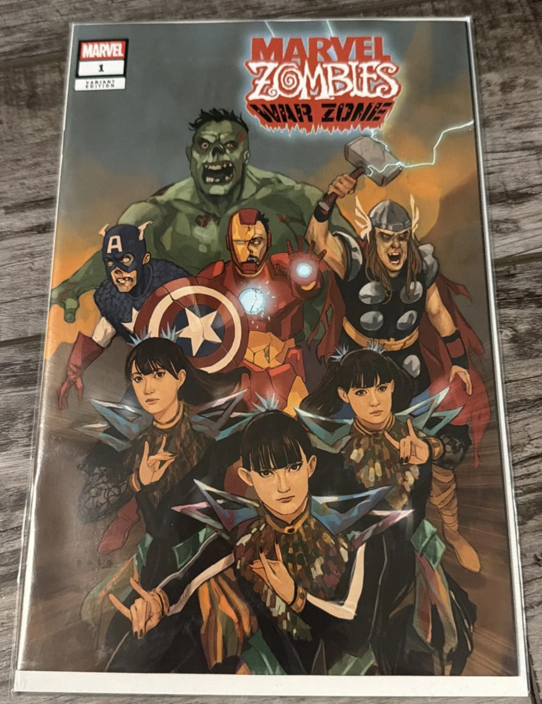 BABYMETAL Edition Marvel Zombies War Zone Comic Noto /3500 IN HAND