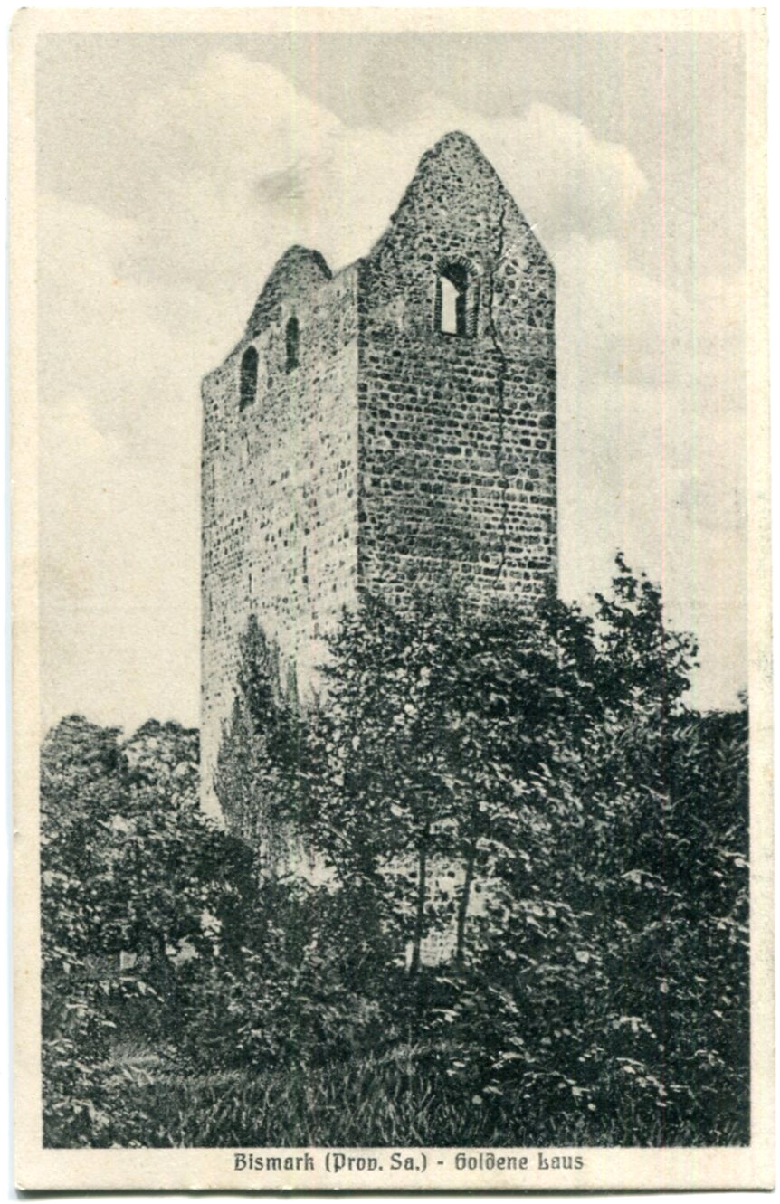 Postcard Bismark/Altmark Kr. Stendal Golden Louse 10/20s