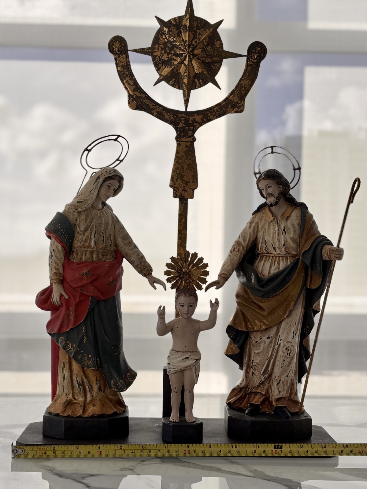Baroque Nativity set, 3 piece