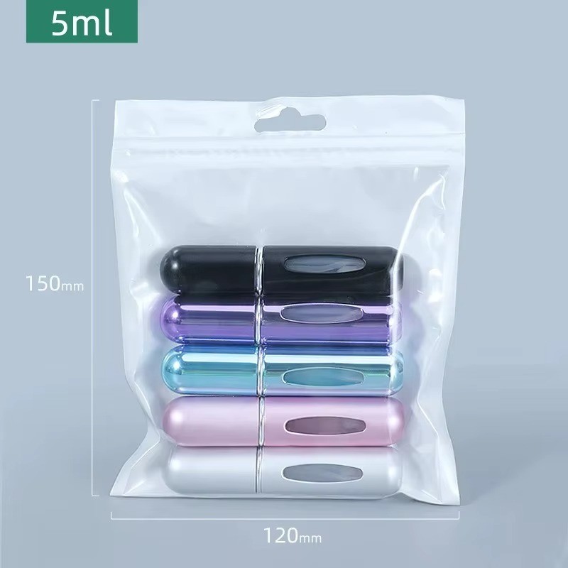 5PCS 5ml Refillable Perfume Spray Bottles Mini Travel Atomizer Empty Cosmetic