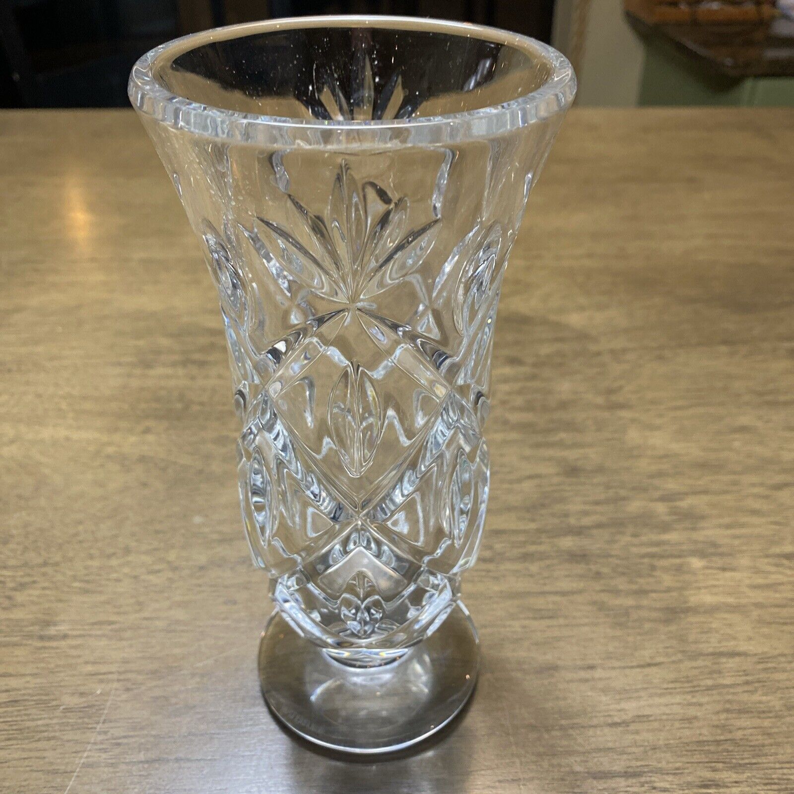 Waterford Crystal Footed Flower Vase - 8”
