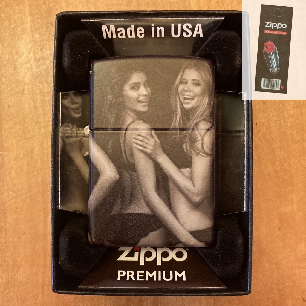 Zippo 02511 View From Behind 2023 #3 540 Color Wrap Lighter + FLINT PACK