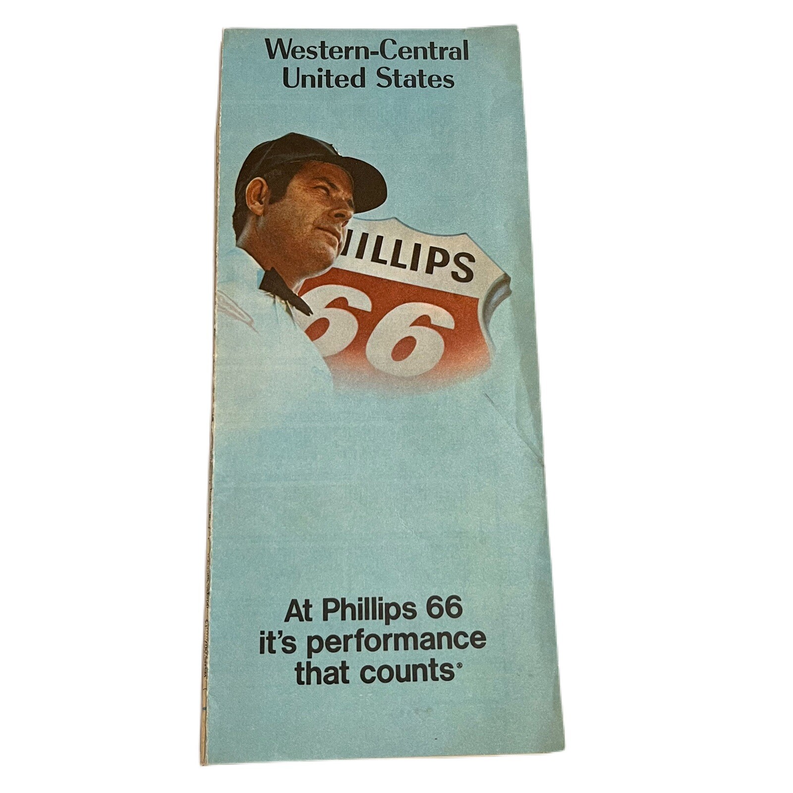 Western-Central United States Phillips 66 Road Map - 1973 Vtg  Rand McNally & Co