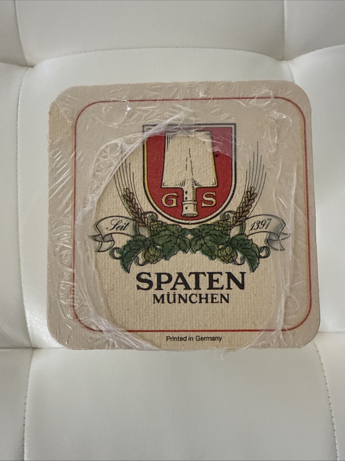 Vintage Spaten Munchen Beer Coasters Sealed Pack of 90 NOS German Bierdeckel Vintage Spaten Munchen Beer Coasters Sealed Pack of 90 NOS German Bierdeckel