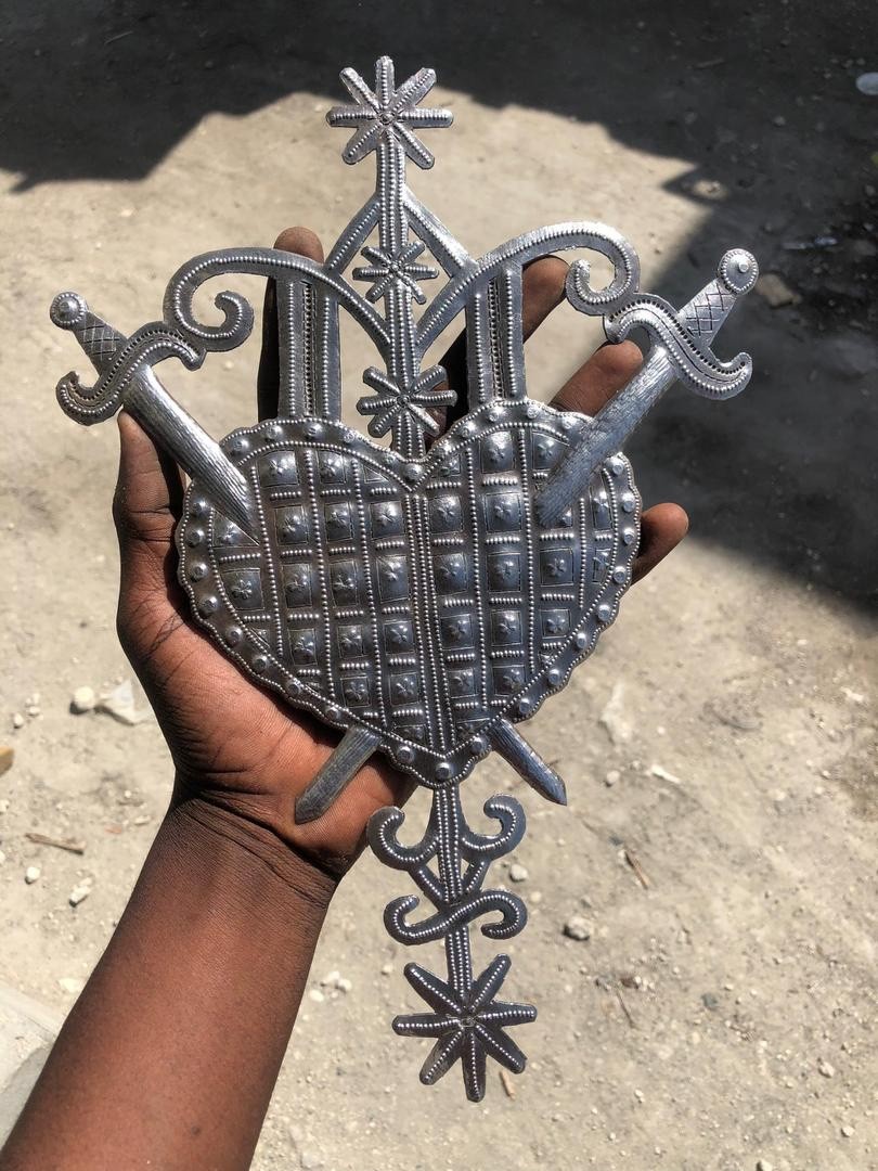 Erzulie Dantor Veve Heart 11.5\