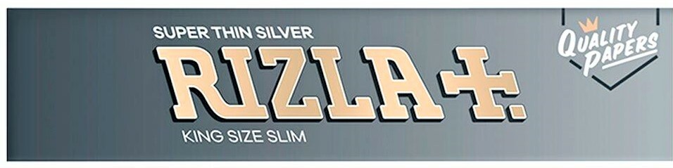 Rizla Rolling Papers Silver Super Thin King Size 32 Lvs/Pk USA Shipped 