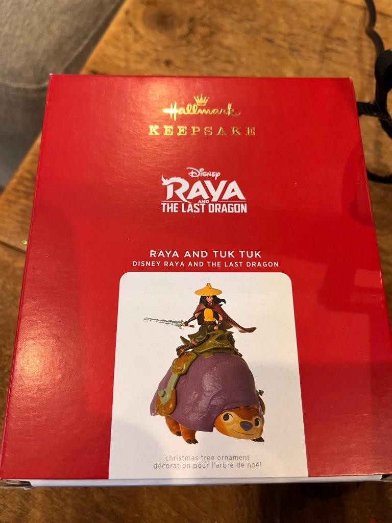 Hallmark Keepsake Ornament 2021 Raya and the Last Dragon Tuk Tuk Disney NIB