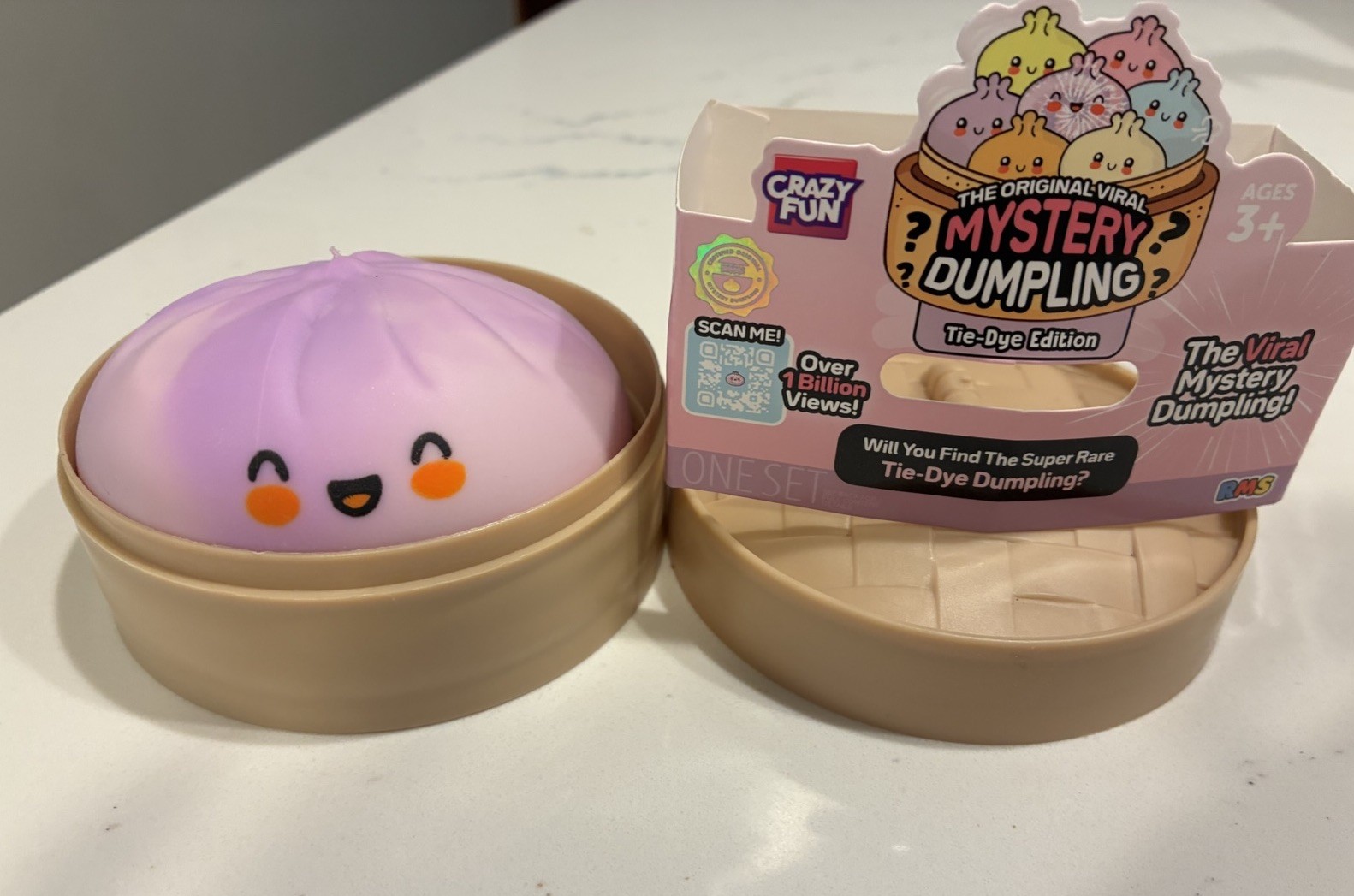 RMS Newest Edition Pastel Tie-Dye RARE CONFIRMED SLOW RISE Mystery Dumpling