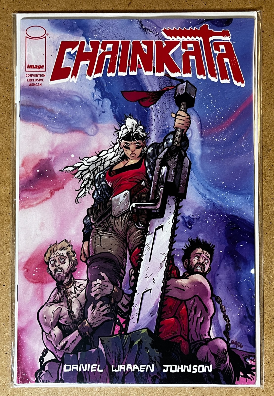 Daniel Warren Johnson\'s CHAINKATA #1 SDCC 2026 Exclusive Ashcan Image LE 500