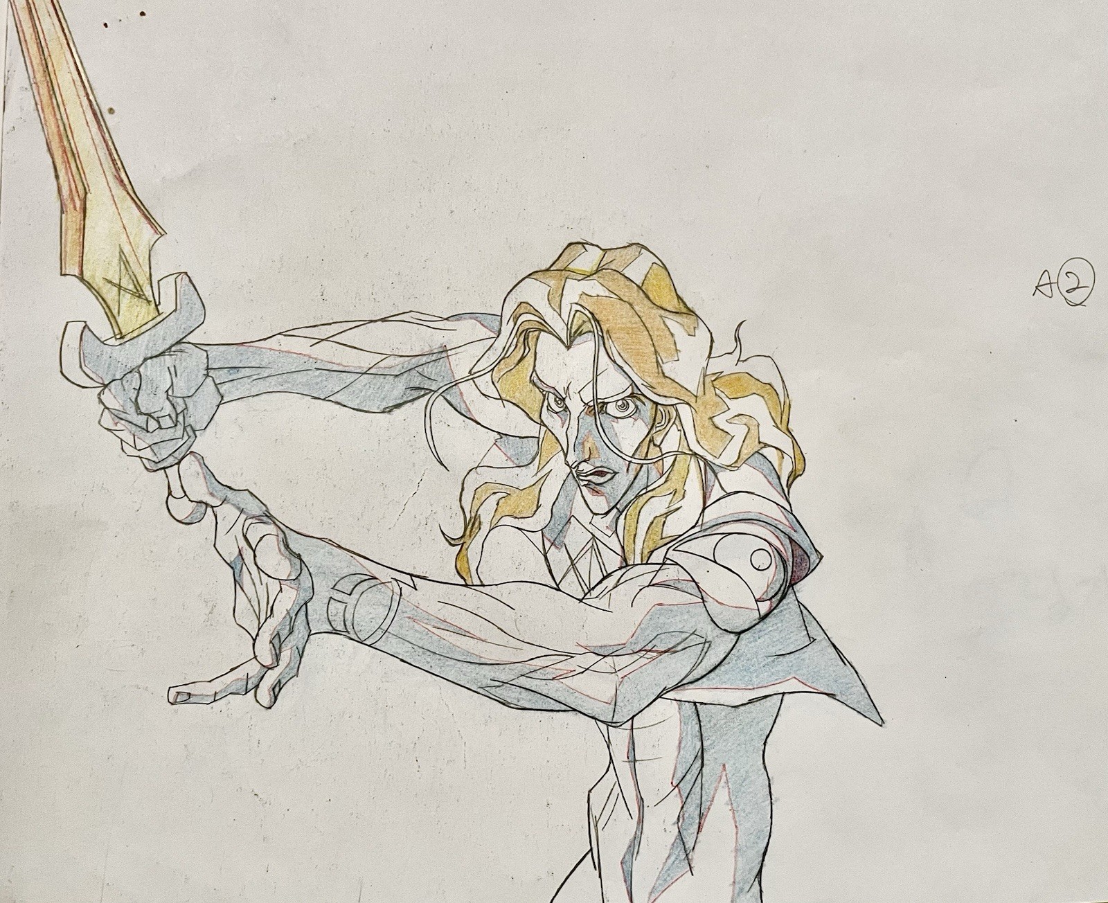 Peter Chung Alexander Senki The Reign of Conqueror Original Production Drawings