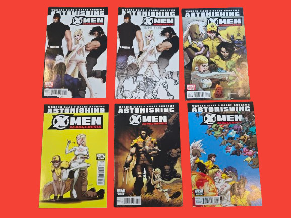 Astonishing X-Men Xenogenesis #1-5 Set + #1 Variant Kaare Andrews Marvel 2010 