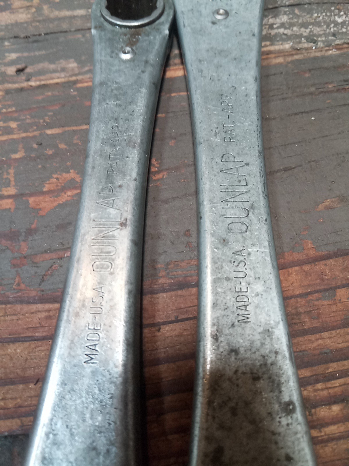 2X Early Dunlap Box End Ratchet Wrenches. Patent Applied For. Smooth Function