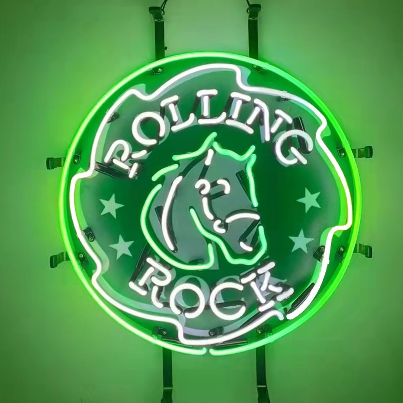 US STOCK Rolling Rock Extra Beer Neon Sign 18\