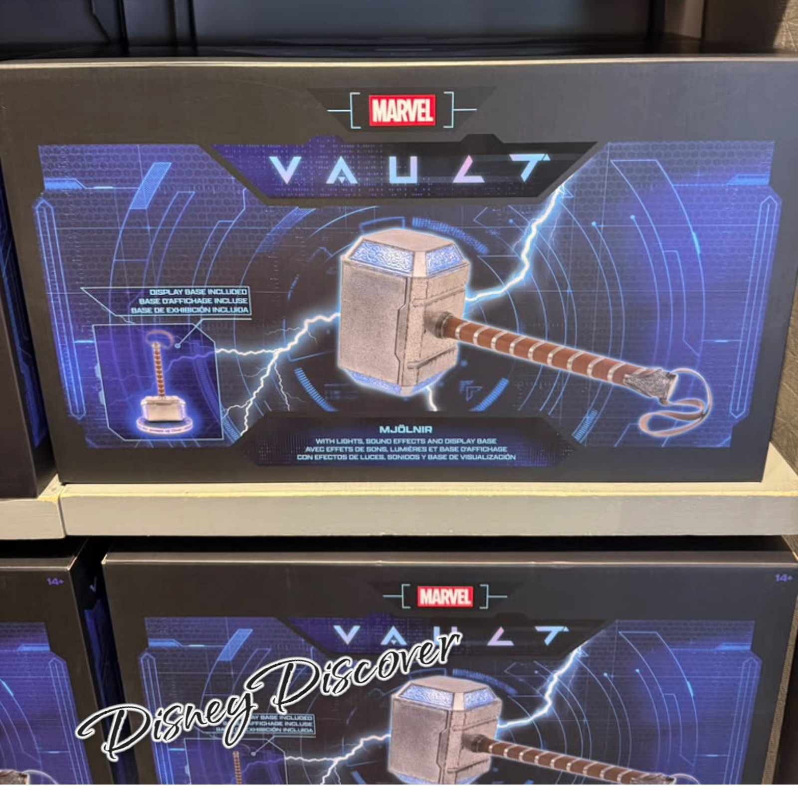 Disney Parks Marvel Thor Mjölnir Hammer Vault with Lights and Sound New With Tag