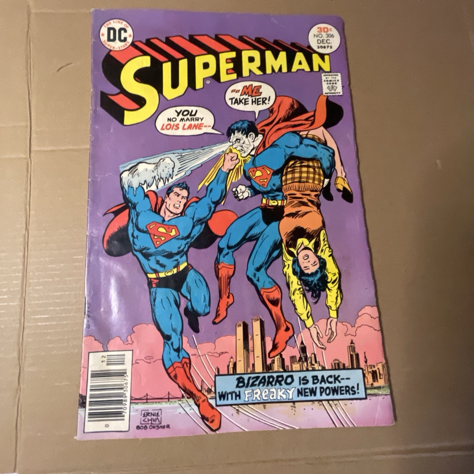 SUPERMAN 306 (Curt Swan art, Bizarro, Toyman) 1976