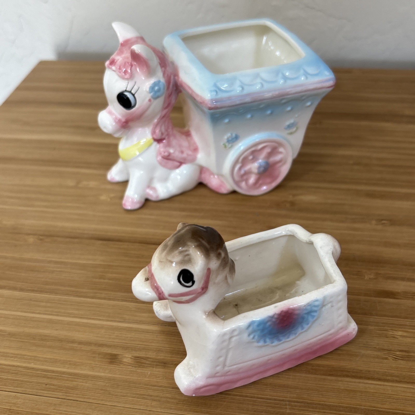 Vintage Parma by AAI Japan Donkey and rocking horse Planter